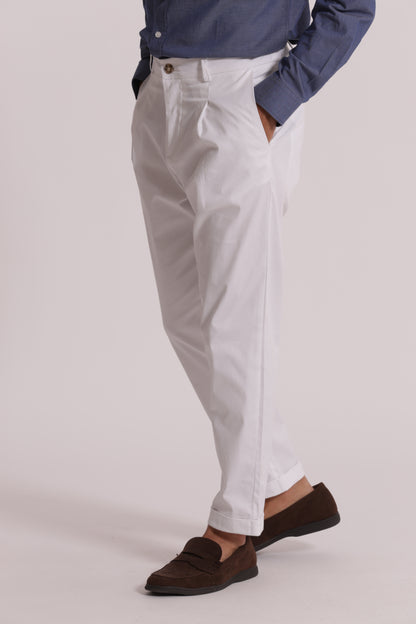 PANTALONI BASIC IN GABARDINA
