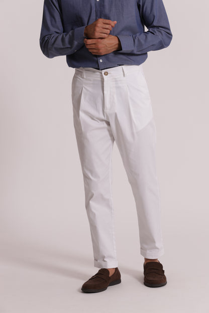 PANTALONI BASIC IN GABARDINA