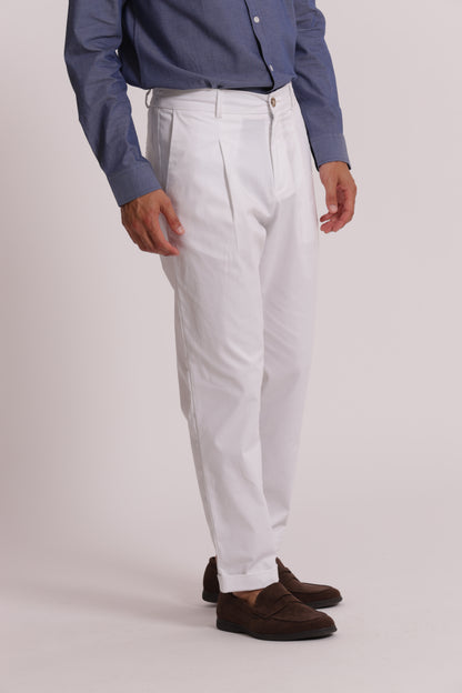 PANTALONI BASIC IN GABARDINA