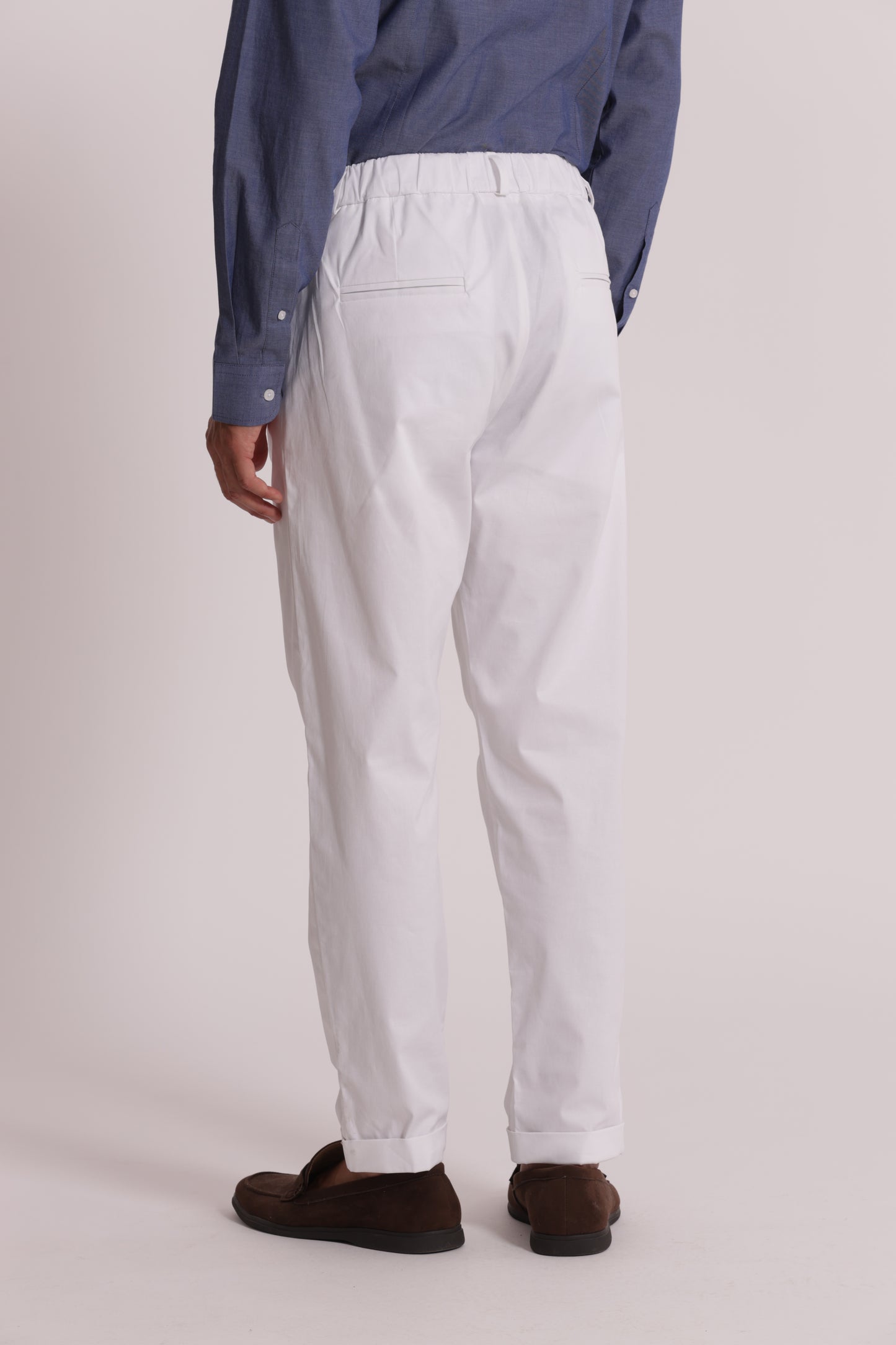 PANTALONI BASIC IN GABARDINA