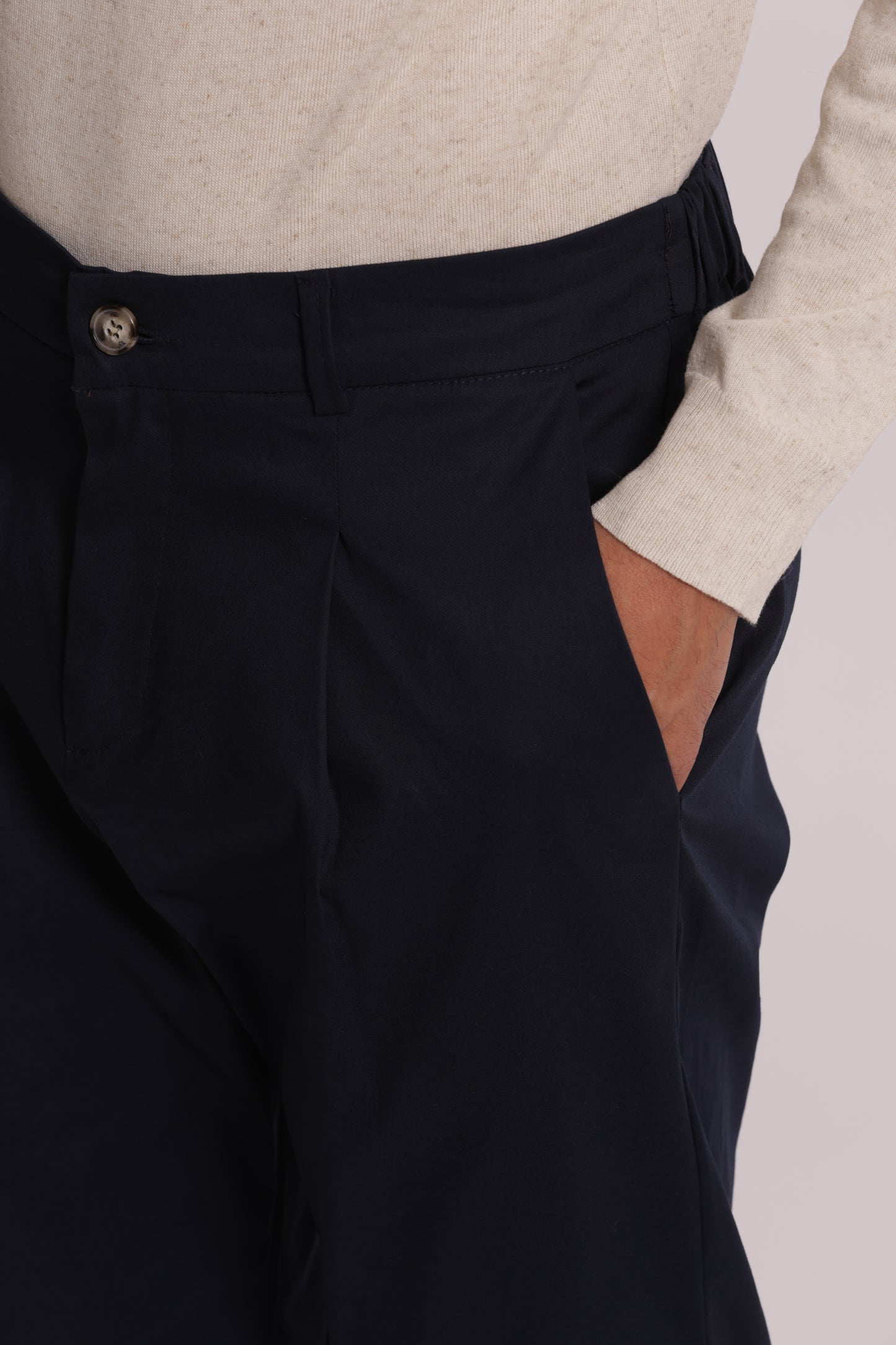 PANTALONI BASIC IN GABARDINA