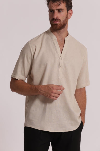 CAMICIONE IN LINO