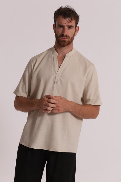 CAMICIONE IN LINO