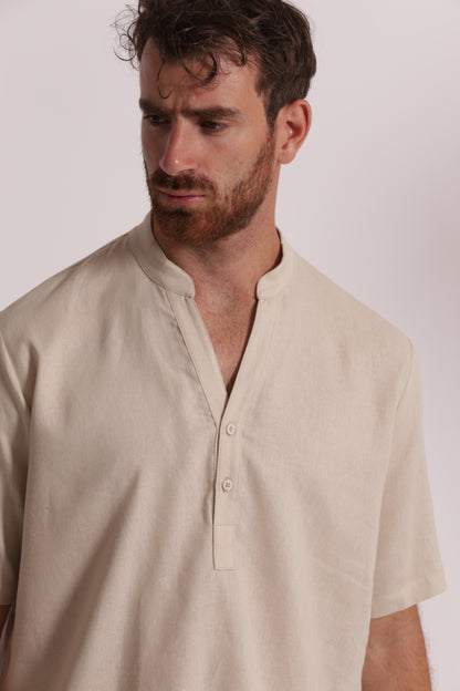 CAMICIONE IN LINO