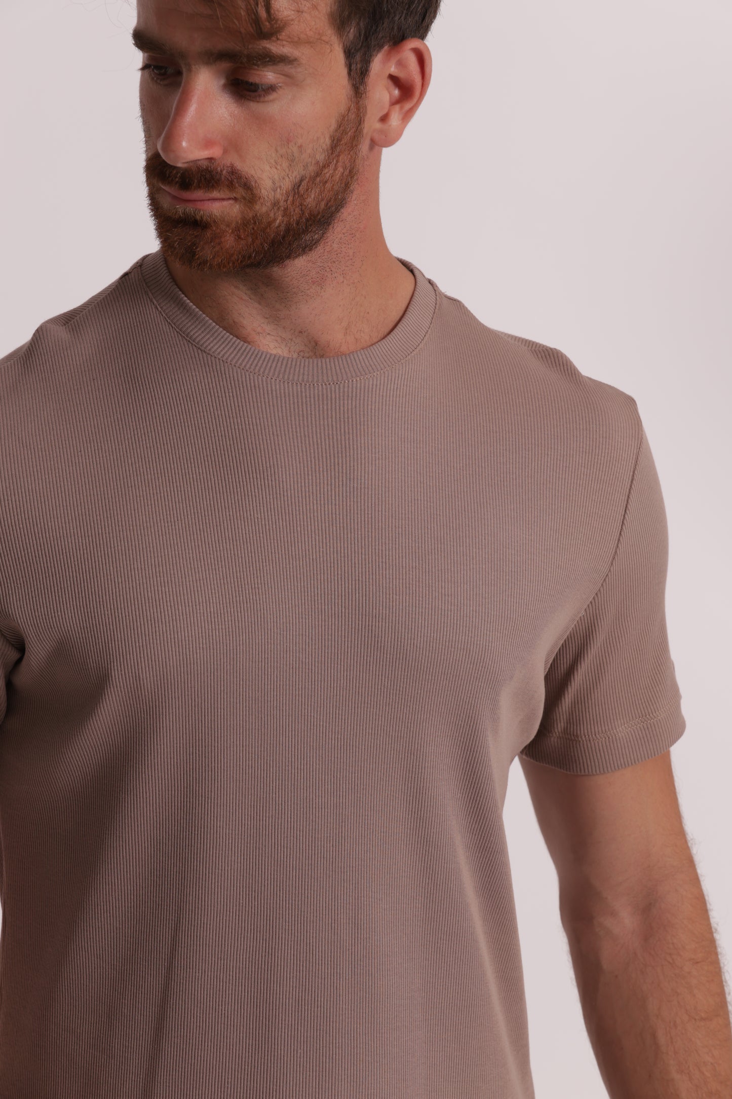 T-SHIRT GIROCOLLO A COSTINE