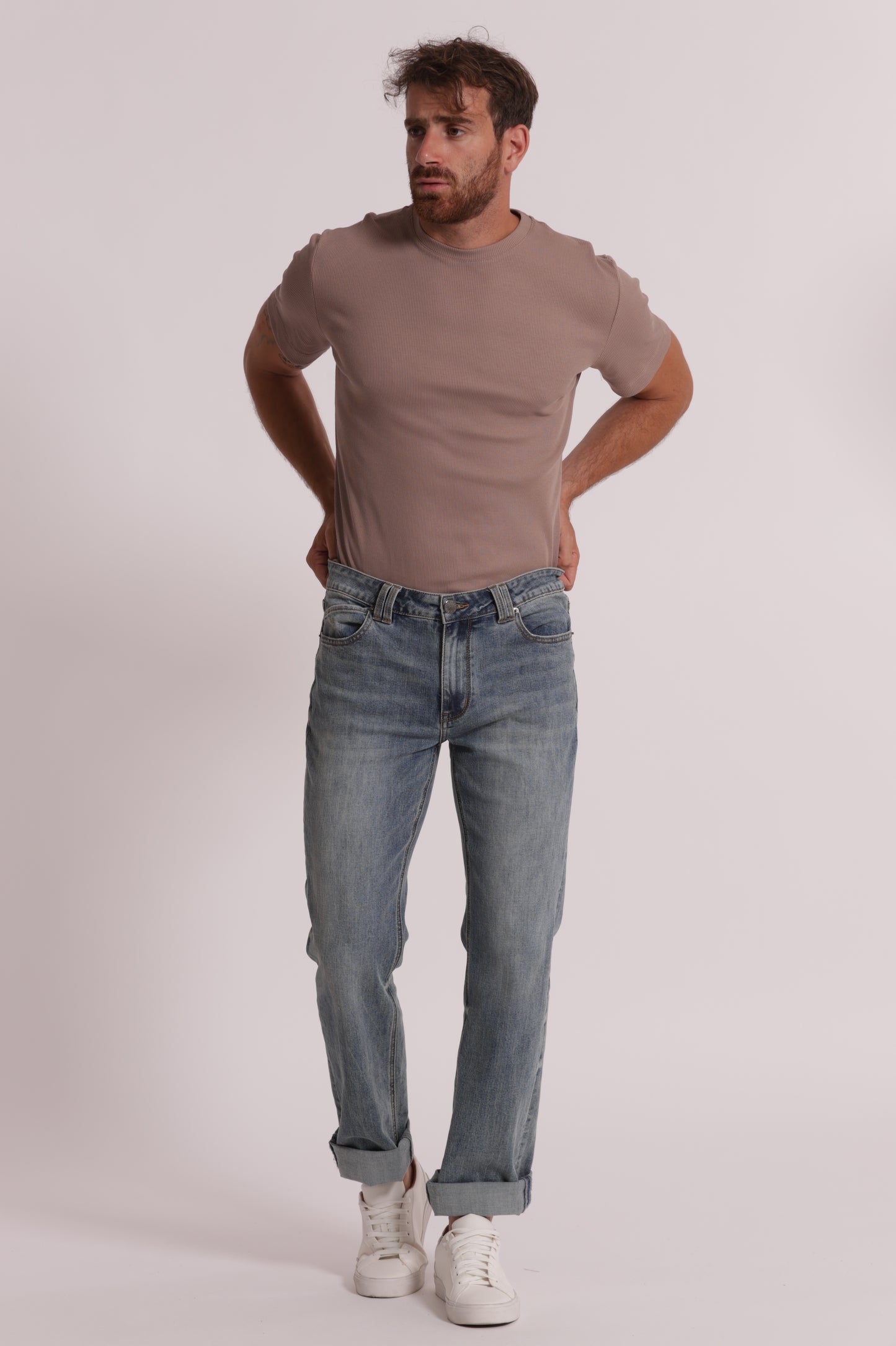 T-SHIRT GIROCOLLO A COSTINE