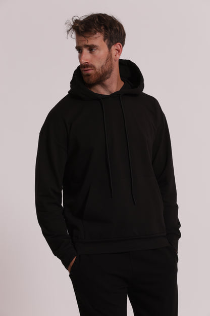 FELPA BASIC CON CAPPUCCIO