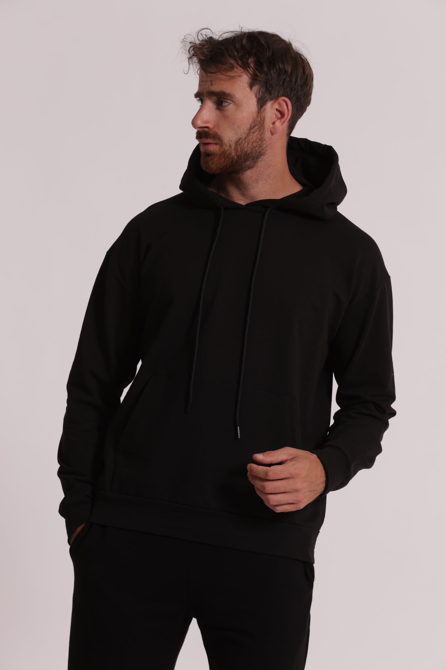 FELPA BASIC CON CAPPUCCIO