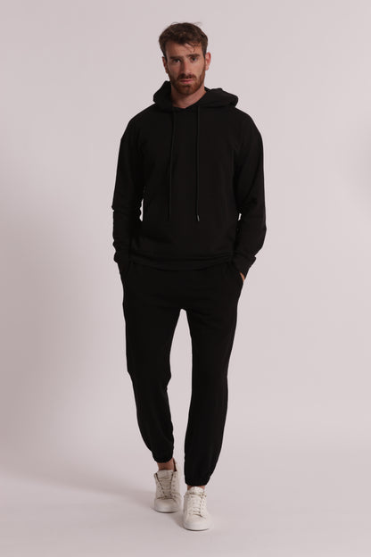 FELPA BASIC CON CAPPUCCIO