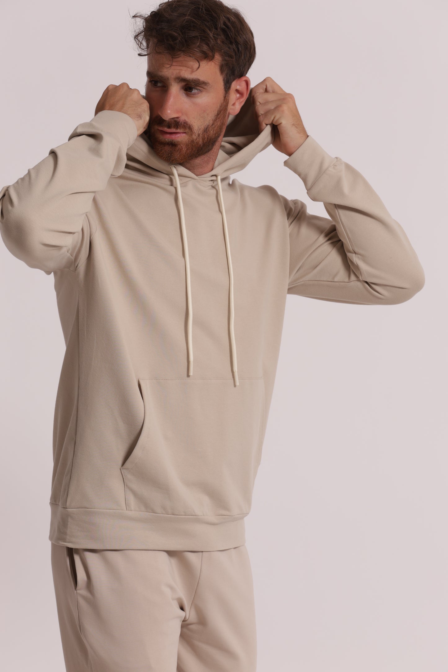 FELPA BASIC CON CAPPUCCIO