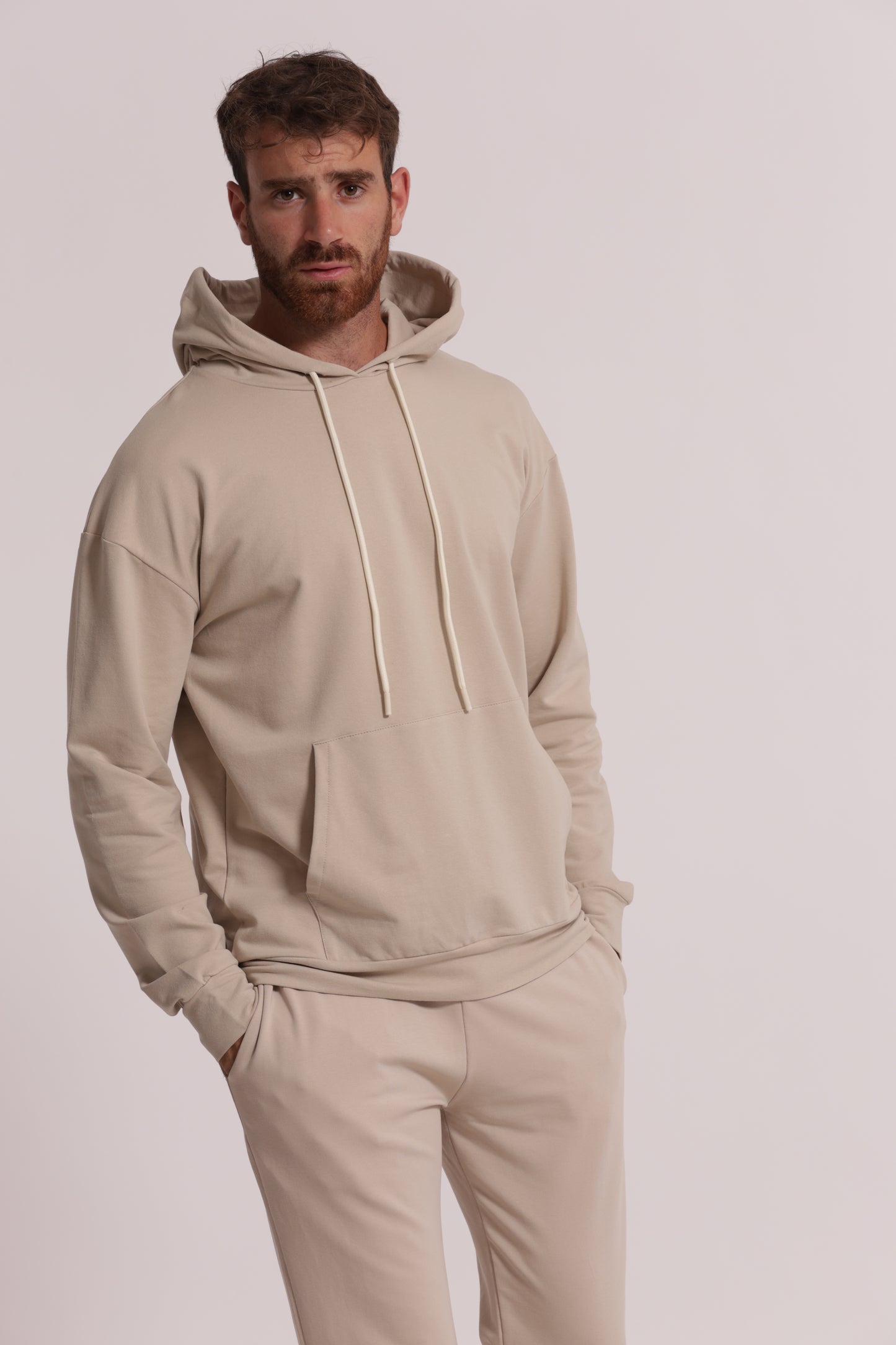 FELPA BASIC CON CAPPUCCIO