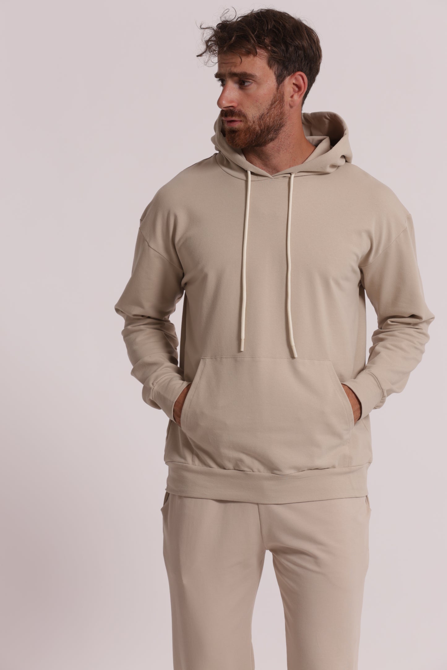 FELPA BASIC CON CAPPUCCIO