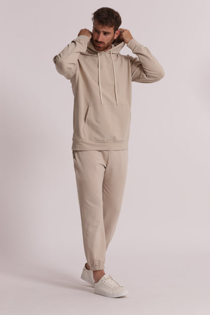 FELPA BASIC CON CAPPUCCIO