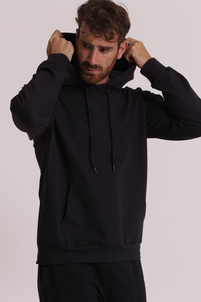 FELPA BASIC CON CAPPUCCIO