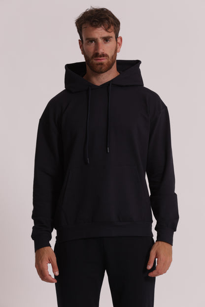 FELPA BASIC CON CAPPUCCIO