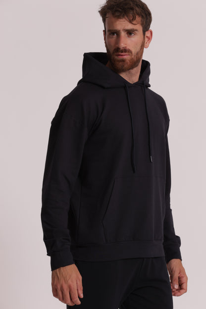 FELPA BASIC CON CAPPUCCIO