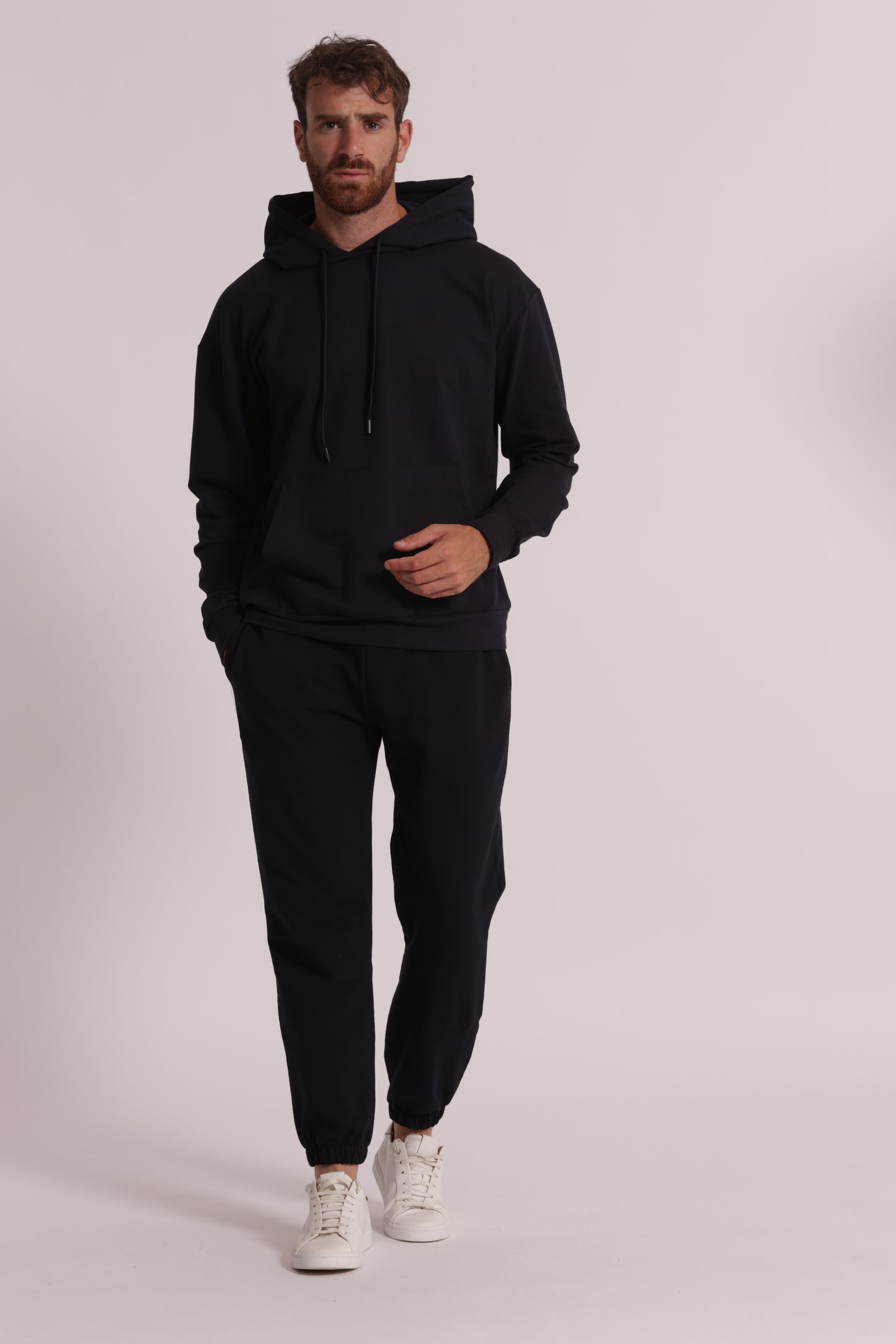 FELPA BASIC CON CAPPUCCIO