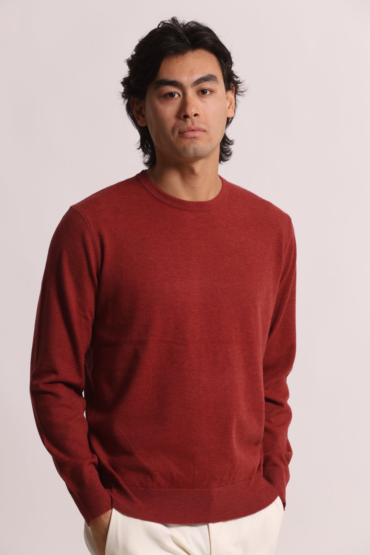 MAGLIA GIROCOLLO MANO CASHMERE