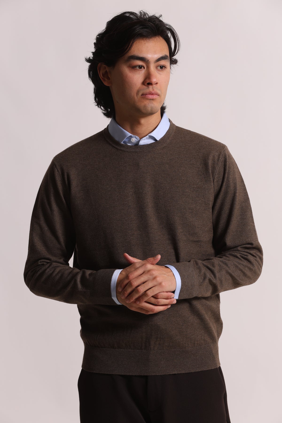 MAGLIA GIROCOLLO MANO CASHMERE