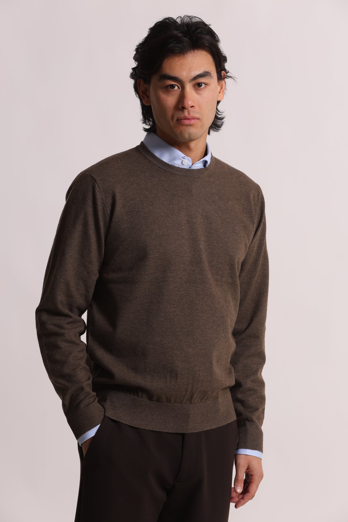 MAGLIA GIROCOLLO MANO CASHMERE