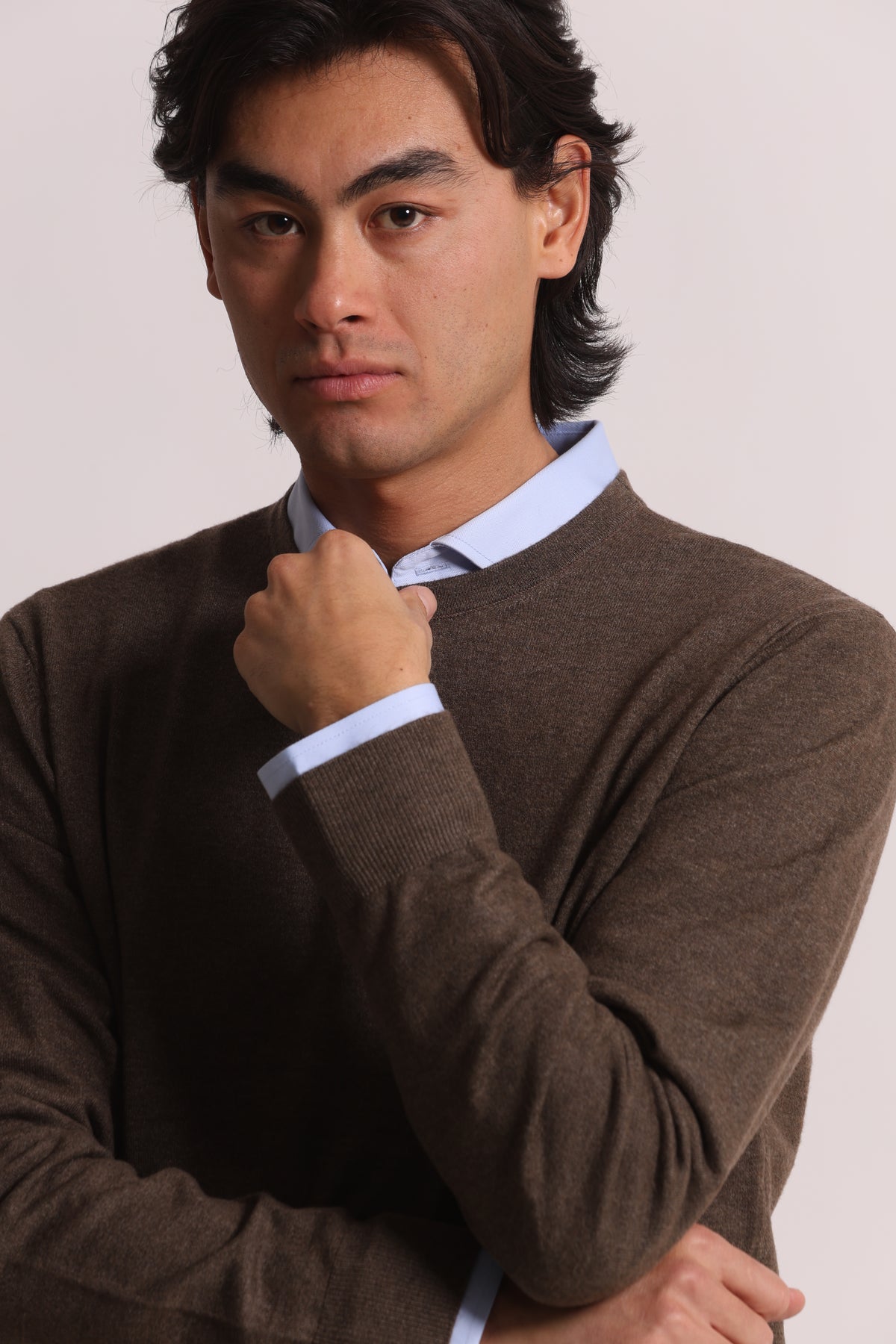 MAGLIA GIROCOLLO MANO CASHMERE