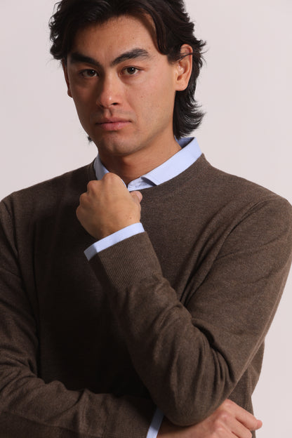 MAGLIA GIROCOLLO MANO CASHMERE