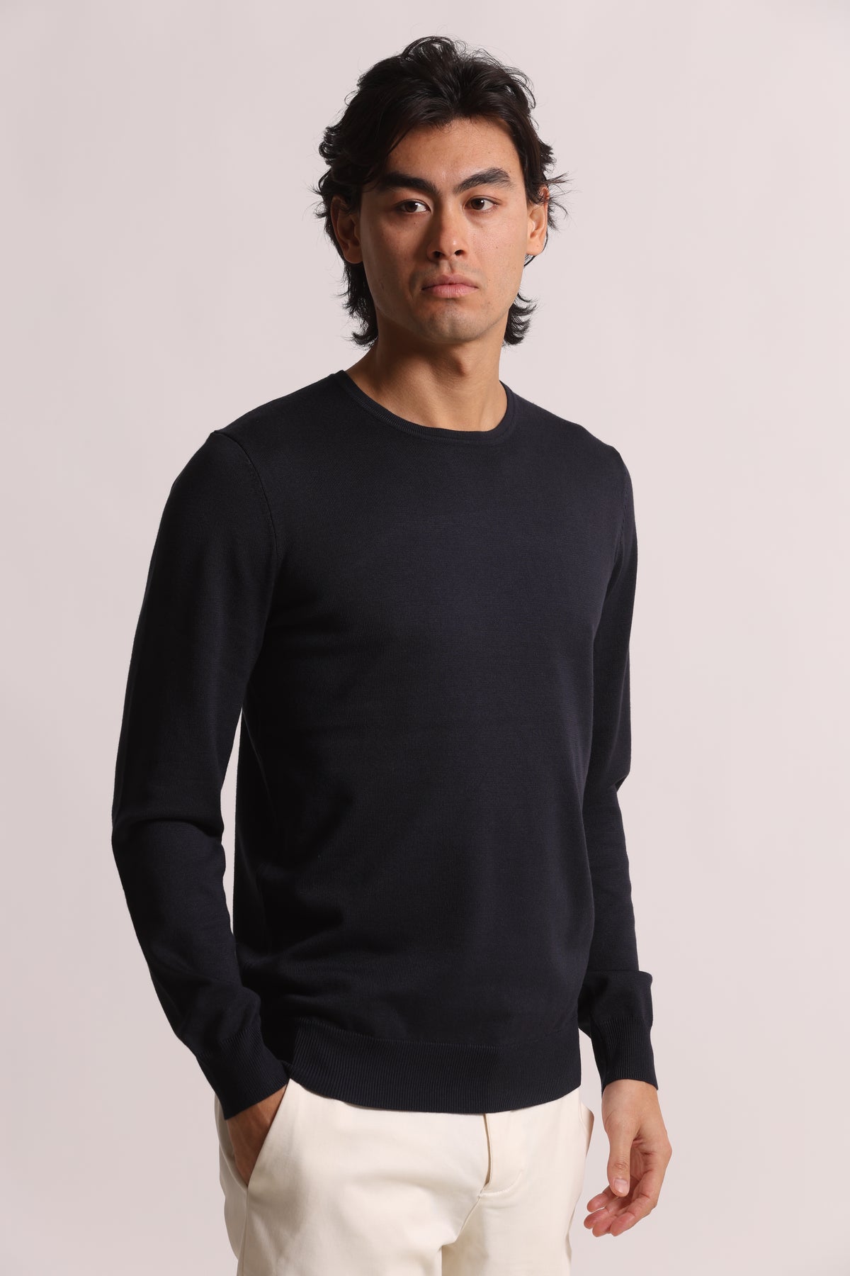 MAGLIA GIROCOLLO MANO CASHMERE
