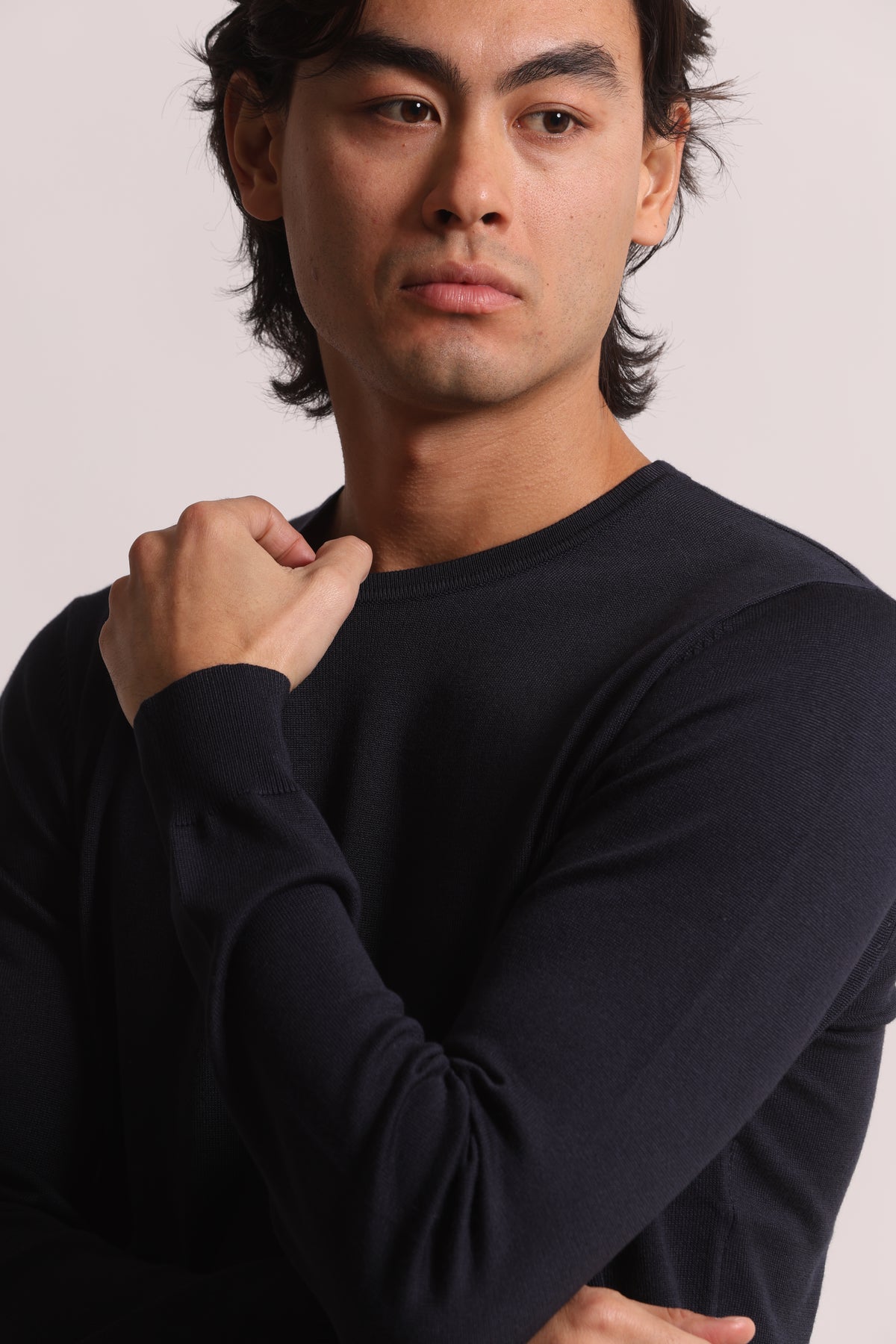 MAGLIA GIROCOLLO MANO CASHMERE