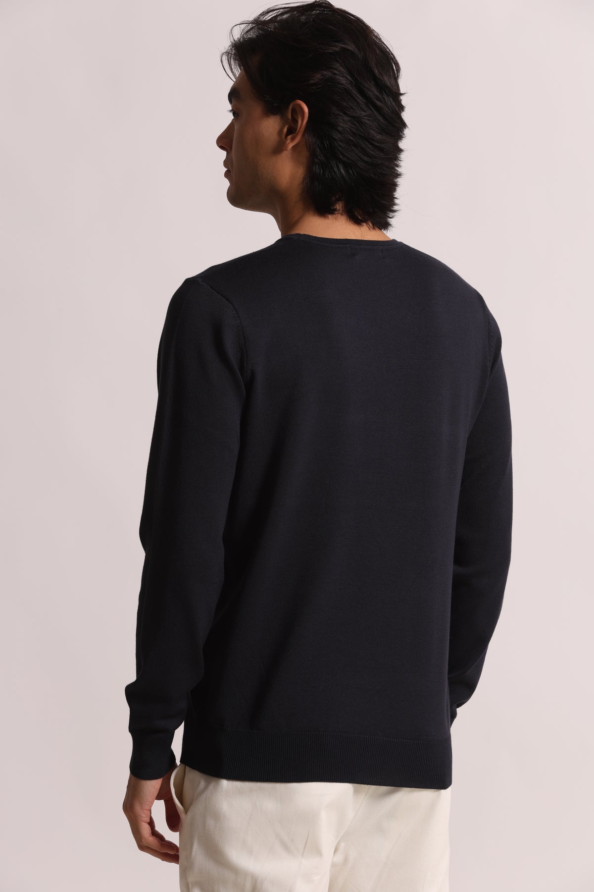 MAGLIA GIROCOLLO MANO CASHMERE
