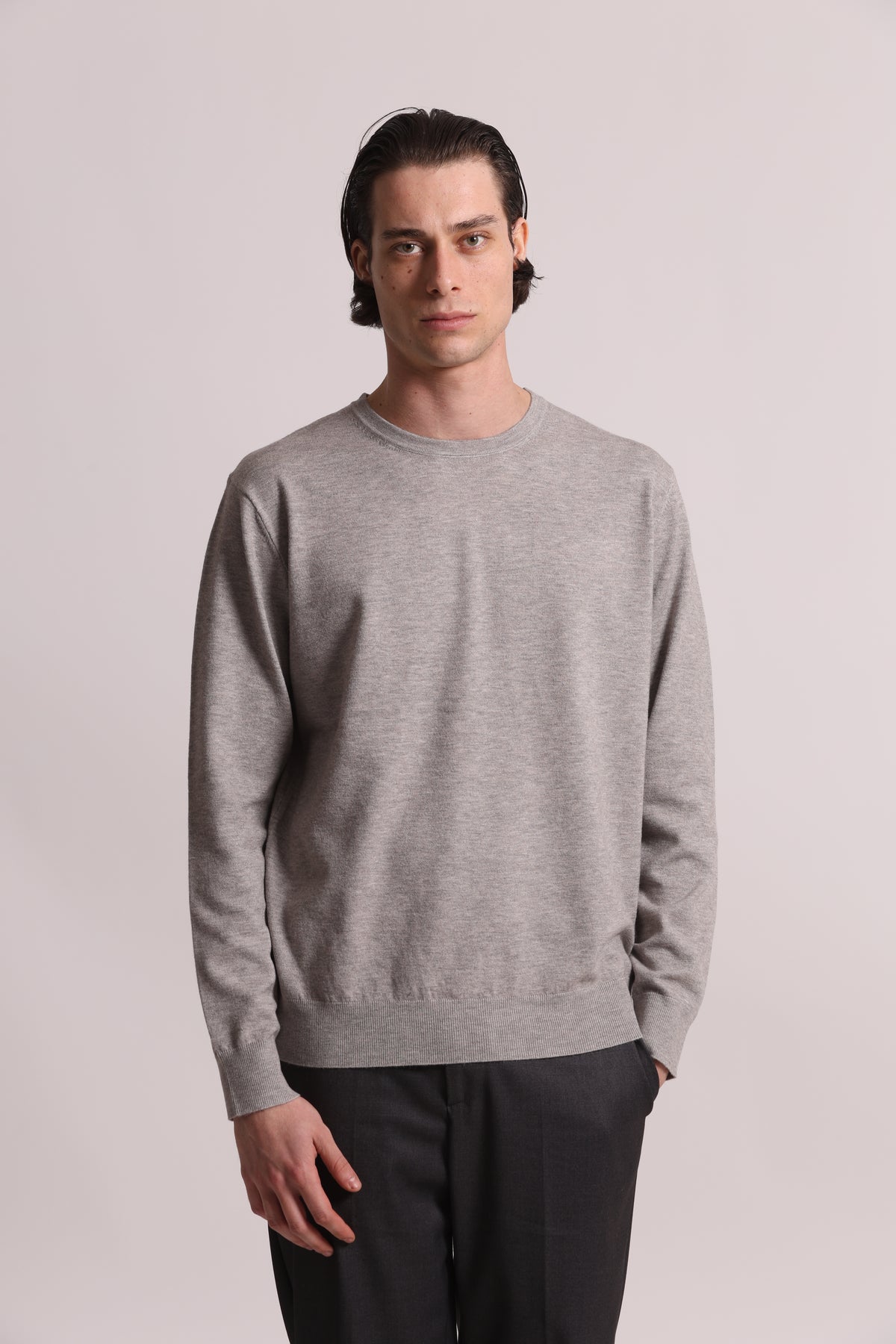 MAGLIA GIROCOLLO MANO CASHMERE