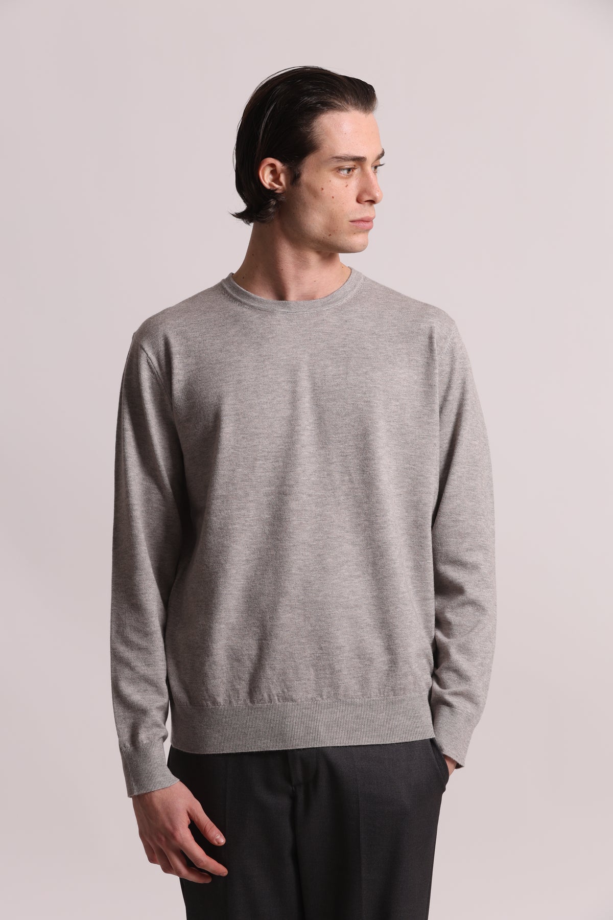 MAGLIA GIROCOLLO MANO CASHMERE