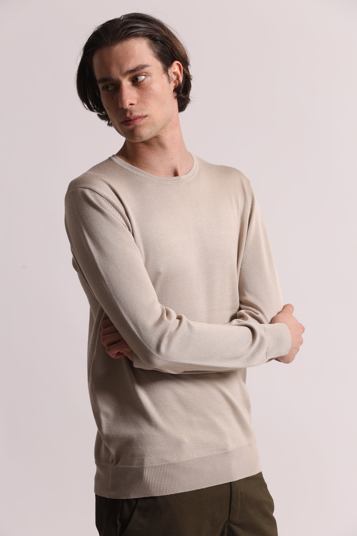 MAGLIA GIROCOLLO IN VISCOSA