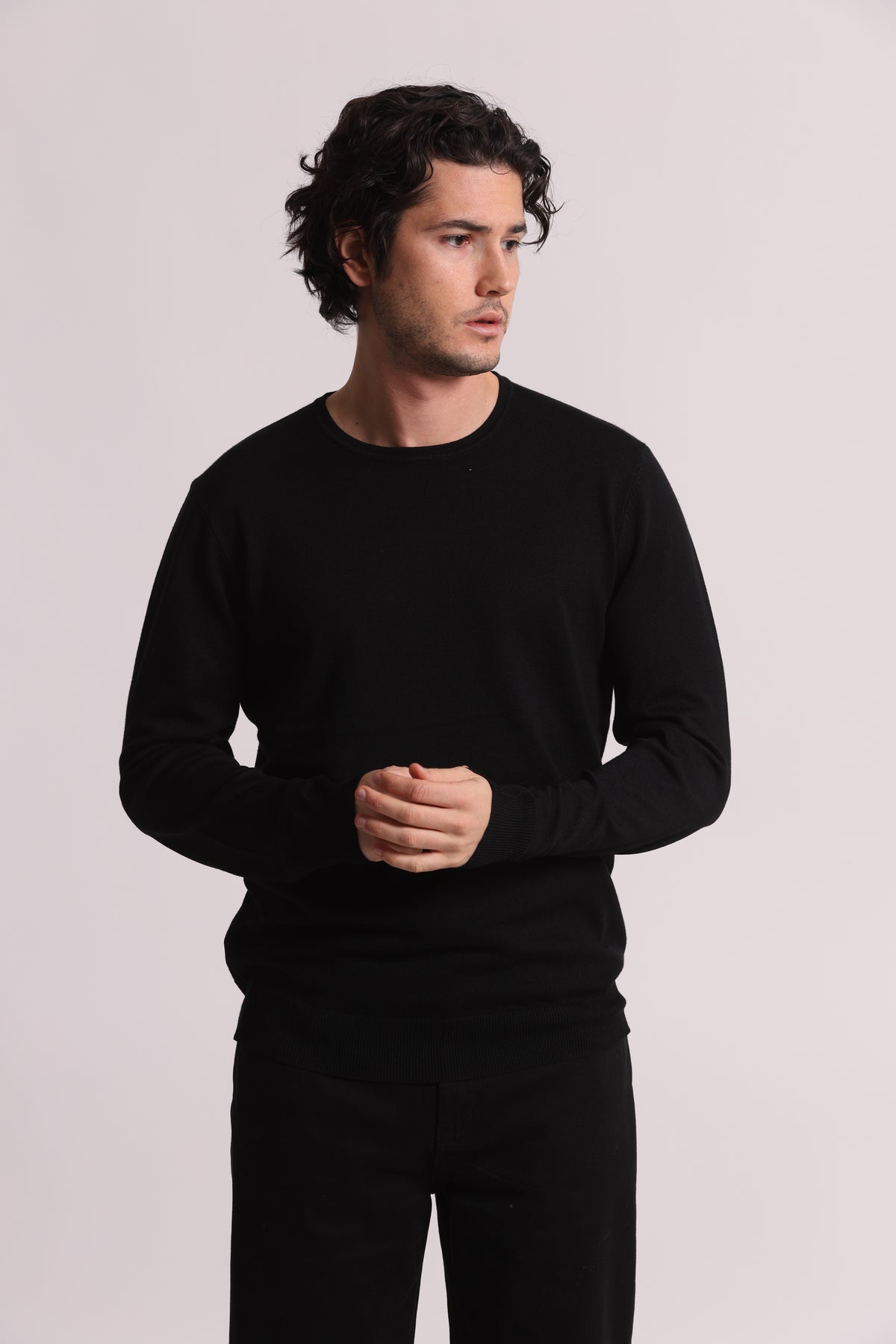 MAGLIA GIROCOLLO IN VISCOSA
