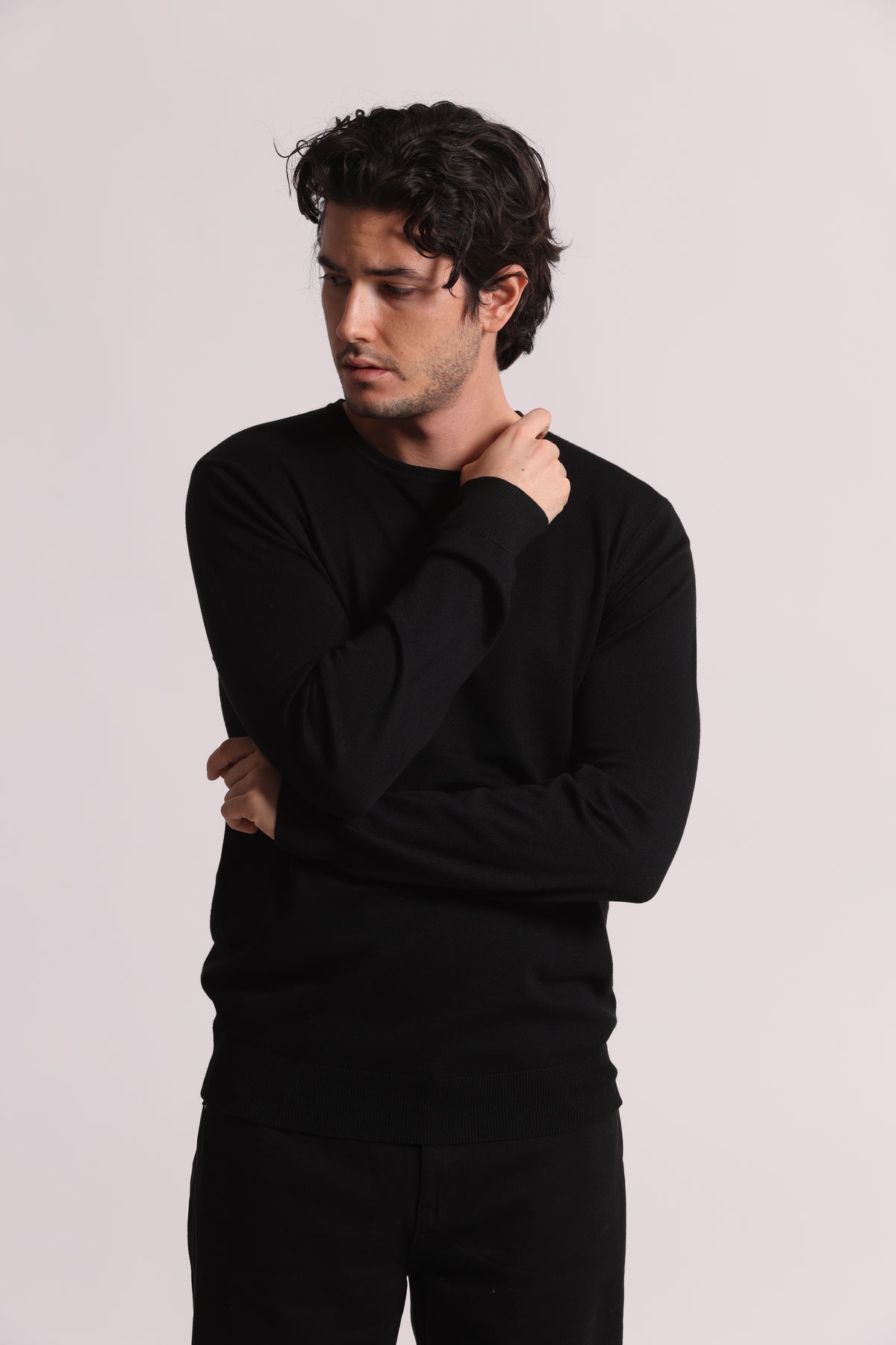 MAGLIA GIROCOLLO IN VISCOSA