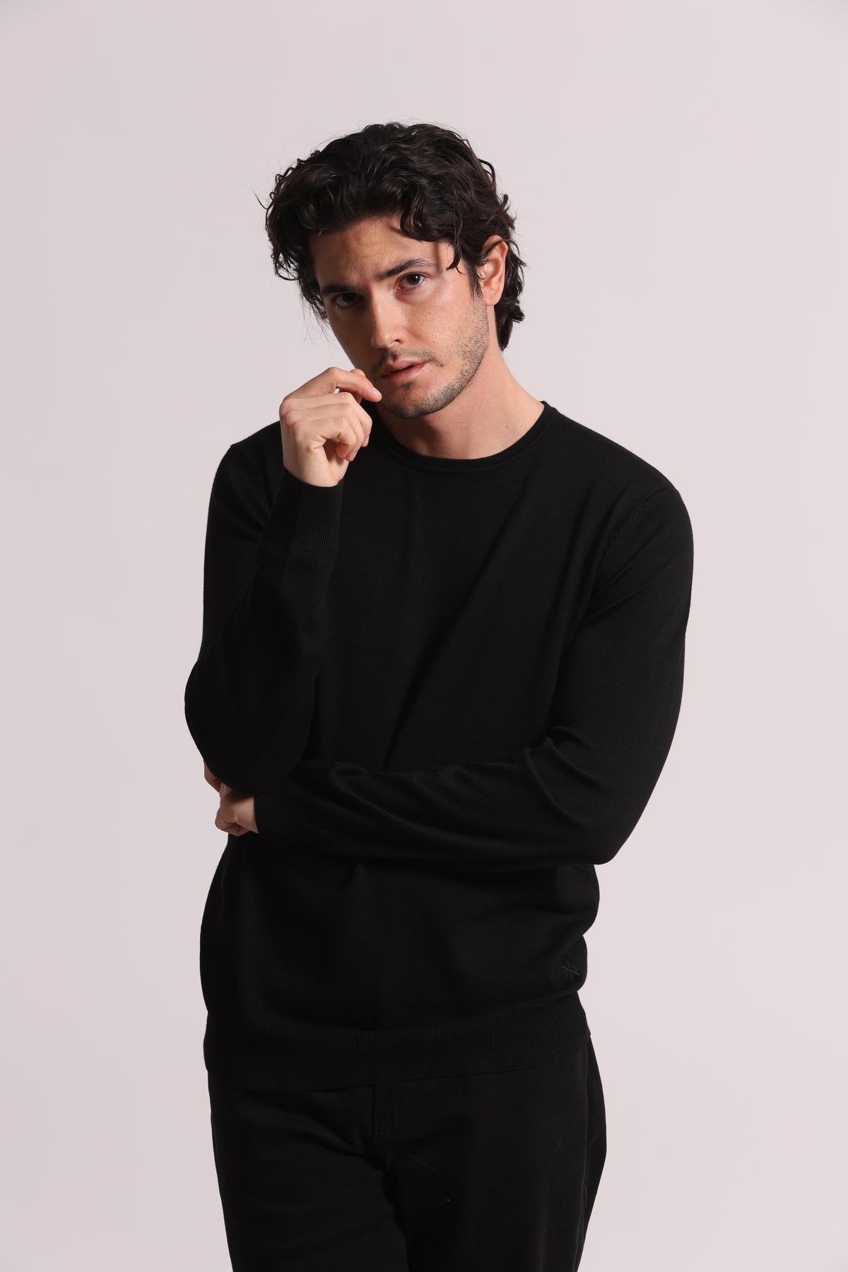 MAGLIA GIROCOLLO IN VISCOSA