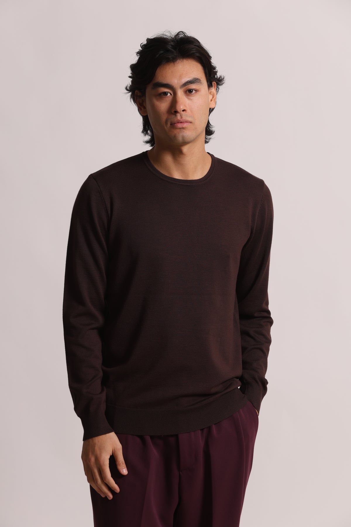 MAGLIA GIROCOLLO IN VISCOSA