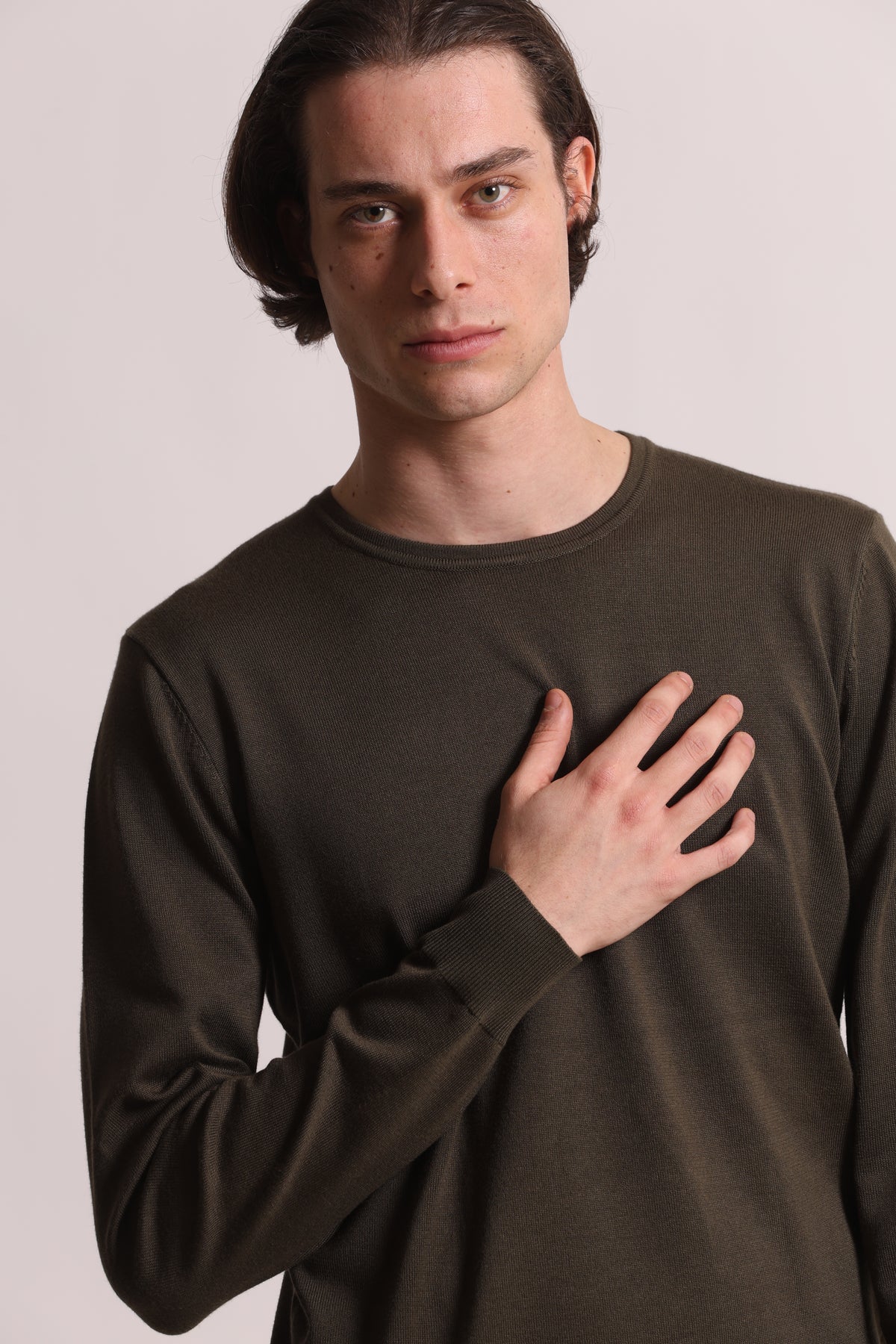 MAGLIA GIROCOLLO IN VISCOSA
