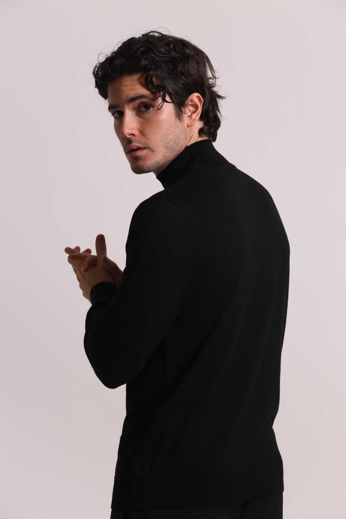 MAGLIA MEZZO COLLO IN VISCOSA