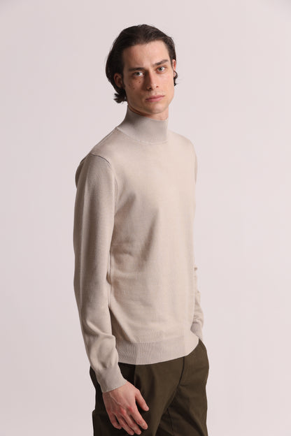 MAGLIA MEZZO COLLO IN VISCOSA