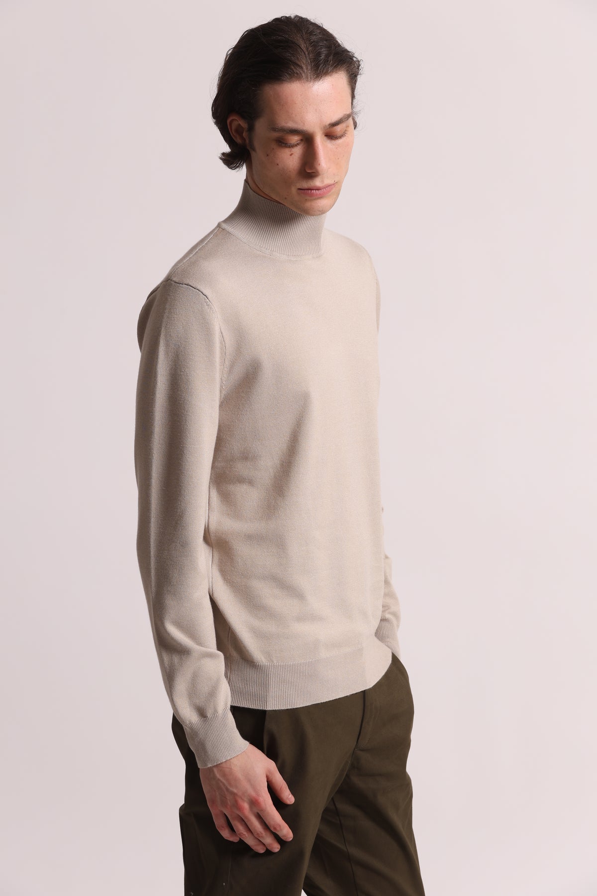 MAGLIA MEZZO COLLO IN VISCOSA