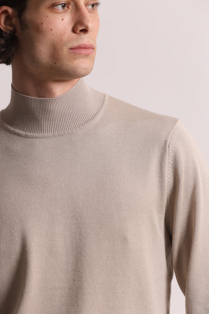 MAGLIA MEZZO COLLO IN VISCOSA