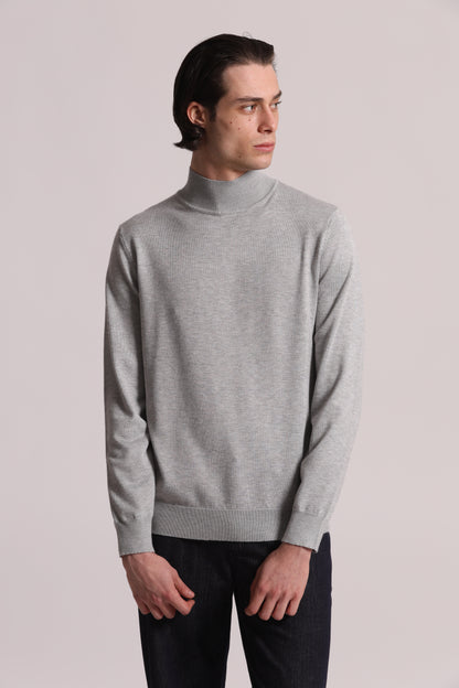MAGLIA MEZZO COLLO IN VISCOSA