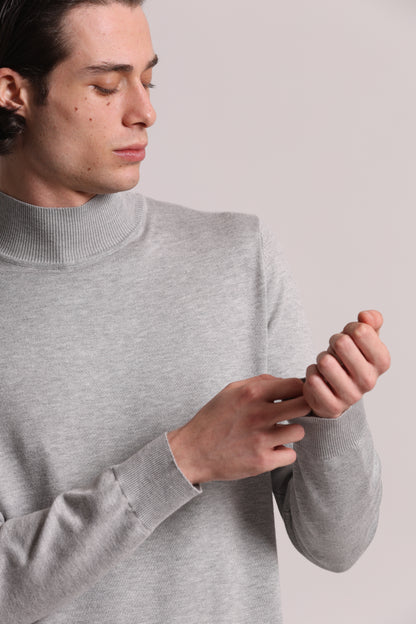 MAGLIA MEZZO COLLO IN VISCOSA