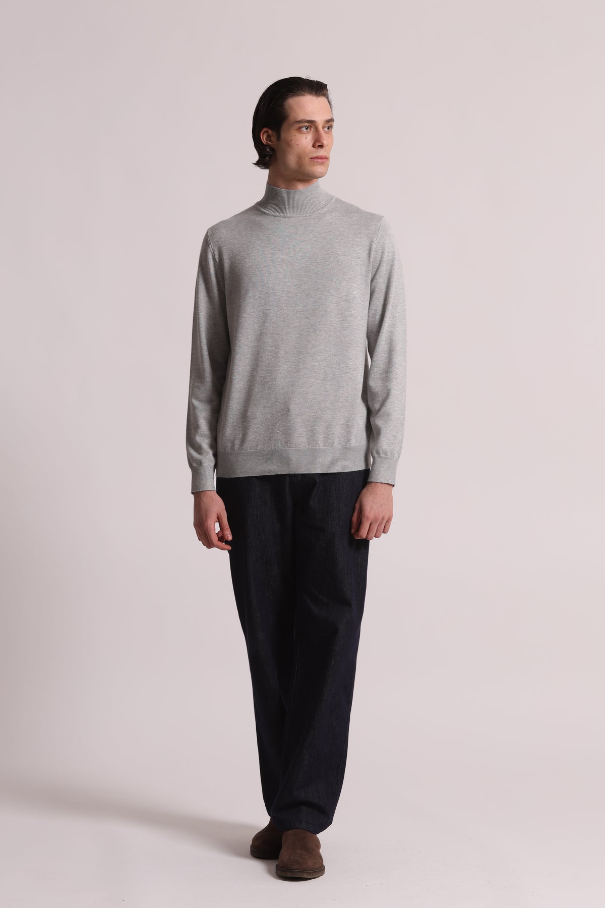 MAGLIA MEZZO COLLO IN VISCOSA
