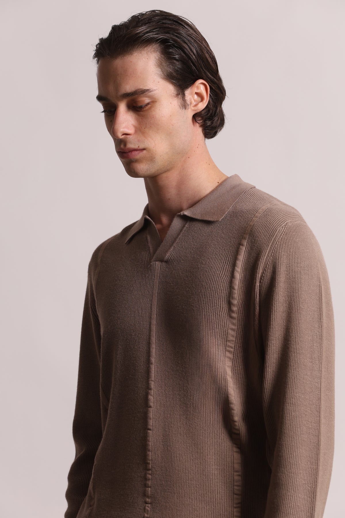 POLO IN MAGLIA  DETTAGLIO RIGHE