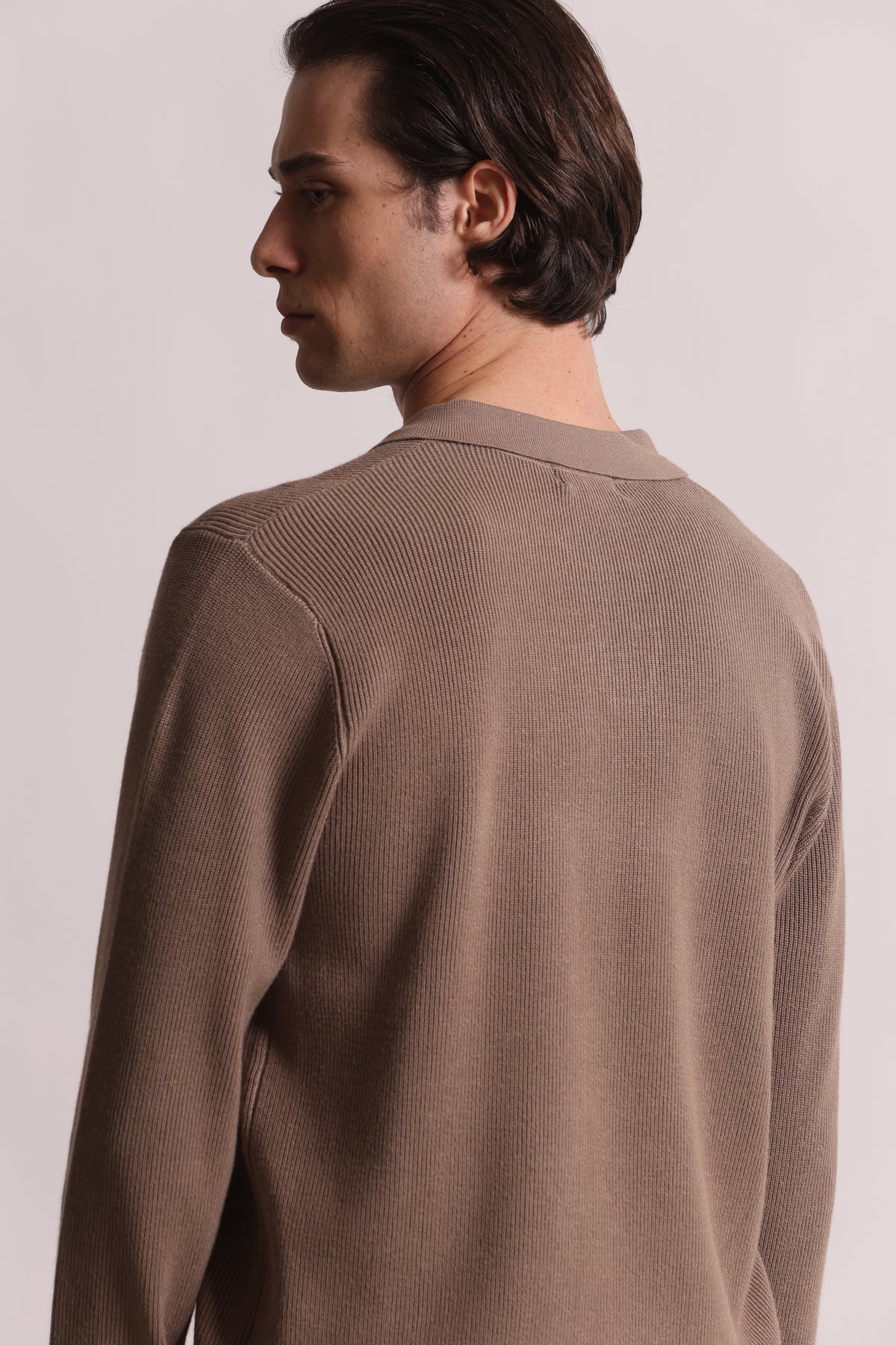 POLO IN MAGLIA  DETTAGLIO RIGHE