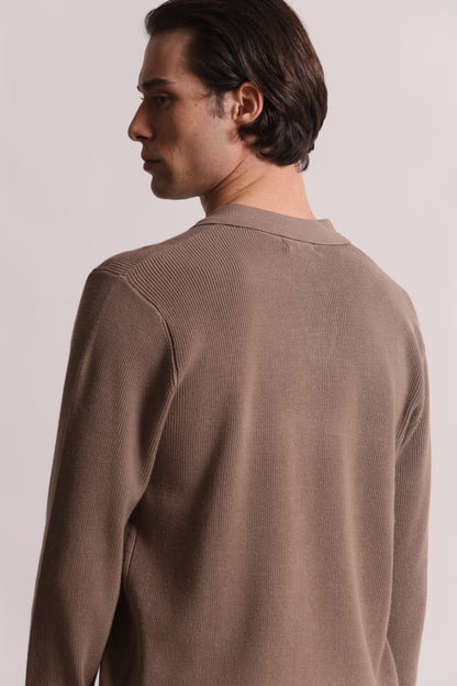 POLO IN MAGLIA  DETTAGLIO RIGHE