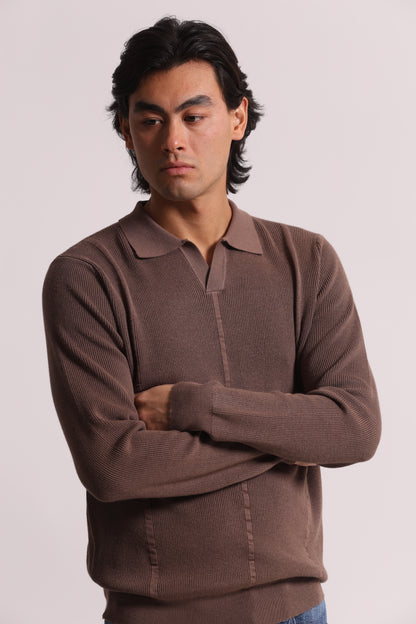 POLO IN MAGLIA  DETTAGLIO RIGHE