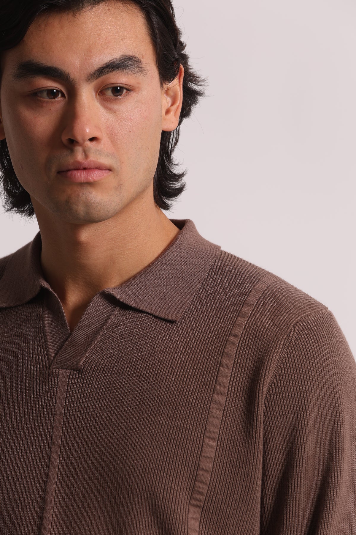 POLO IN MAGLIA  DETTAGLIO RIGHE