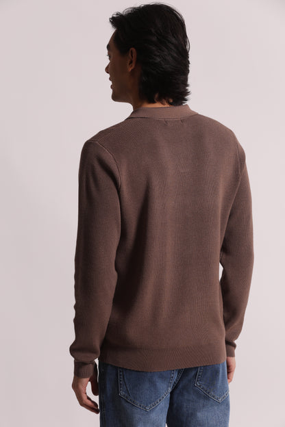 POLO IN MAGLIA  DETTAGLIO RIGHE